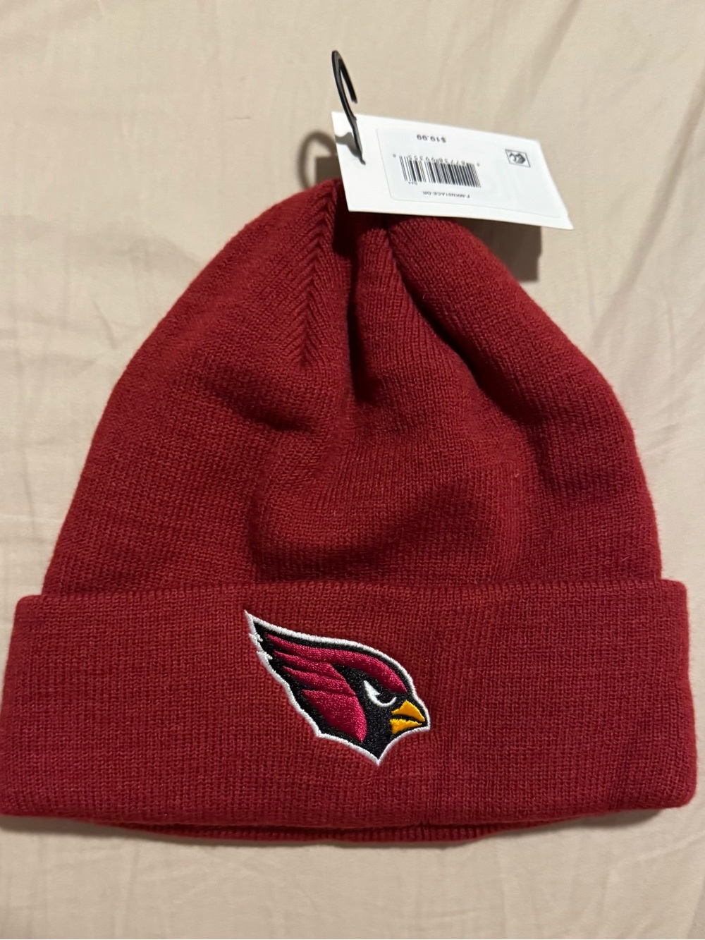 Arizona Cardinals Red Knit Cuffed Beanie Hat